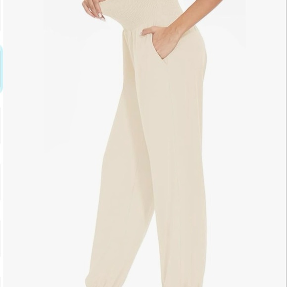 UEU Women's Cozy Yoga Joggers Pants Loose Workout Comfy Lounge Pants/Pockets - Picture 5 of 9
